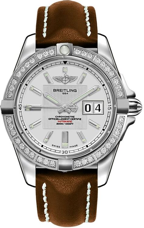 Breitling galactic 41 diamond bezel